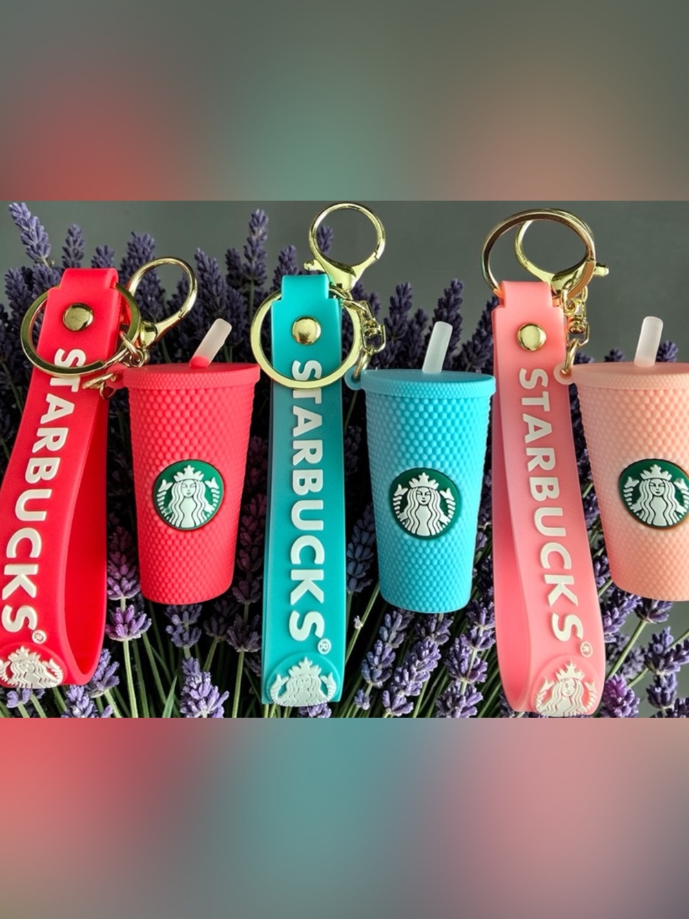 Starbucks Silicone Tumbler Keychain